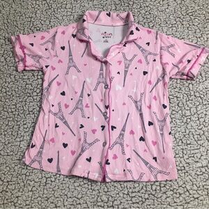 Delias Girl Button Up Pajama Shirt